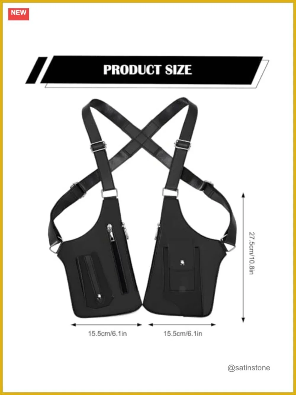 Underarm Shoulder Bag | Adjustable Leather Anti-Theft Holster Bag | Outdoor